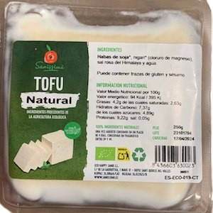 tofu natural 250 g Sanissimi
