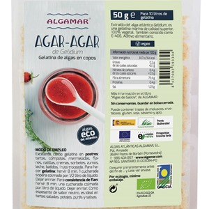 alga agar agar flocs 50 g Algamar