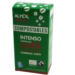 càpsules cafè intenso compostables CJ 10 u Alternativa 3