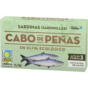 sardines (sardinilla) en oli d'oliva 120 g Cabo de Peñas
