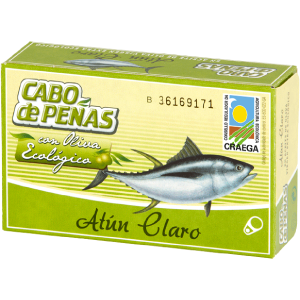 tonyina clara en oli d'oliva llauna 120 g Cabo de Peñas