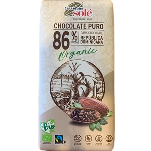 xocolata negra 86% CJ 100 g Solé