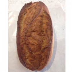 pa de blat de cor (kamut) integral 400 g tallat Fleca Roca