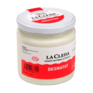 iogurt desnatat d'ovella 340 ml EV La Cleda