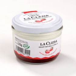 iogurt d'ovella amb melmelada de maduixa 125 ml La Cleda