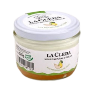 iogurt d'ovella amb melmelada de pera 125 ml La Cleda