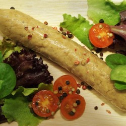 botifarra de cinc pebres 2 u La Veganeria