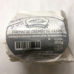 barra formatge cremòs de cabra SP (rulo) 250 g Mas Claperol