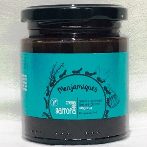 crema de garrofa vegana 240 g Menjamiques