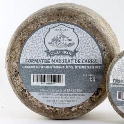 formatge curat de cabra SP 1 kg Mas Claperol