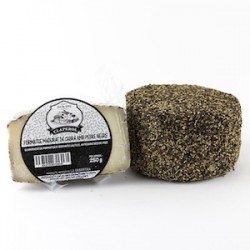 formatge madurat de cabra amb pebre negre 500 g Mas Claperol
