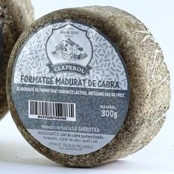 formatge madurat de cabra Garrotxa SP 350 g Claperol
