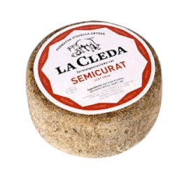 formatge semicurat d'ovella 425 g aprox La Cleda