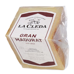 formatge gran madurat d'ovella 350 g aprox La Cleda