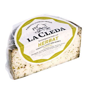 formatge herbat d'ovella 275 g aprox La Cleda