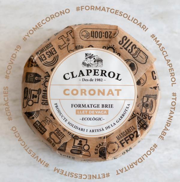 formatge coronat de vaca 350 g Mas Claperol