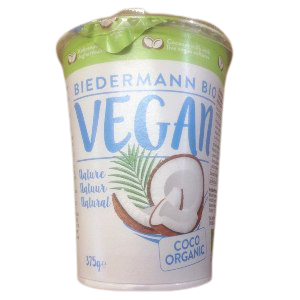 postre vegetal de coco 375 g Biedermann