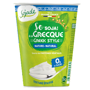 postre vegetal de soja grec 400 g Sojade