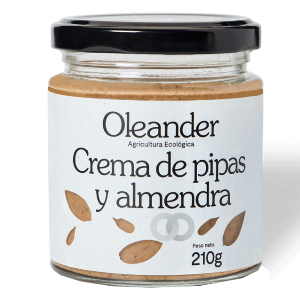 crema de llavors de girasol i ametlles 210 g Oleander