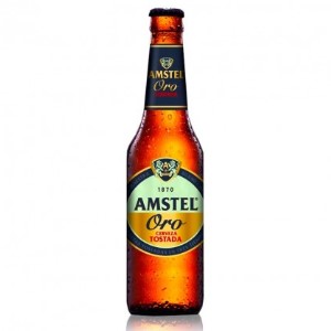 cervesa torrada 33 cl Amstel Oro envàs retornable