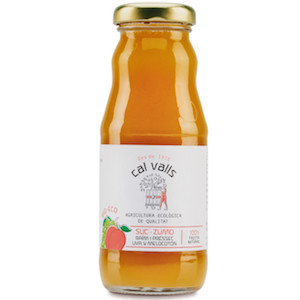 suc de raïm i préssec 200 ml Cal Valls