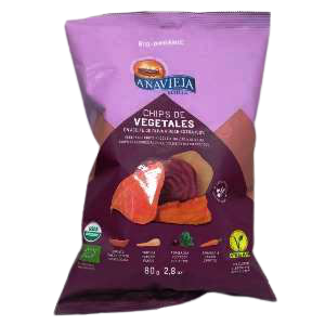 xips de vegetals 80 g Añavieja