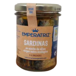 sardines en oli d'oliva 212 ml Emperatriz