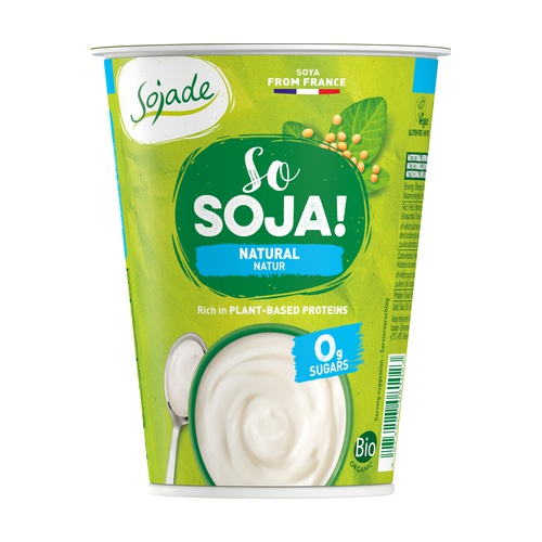 postre vegetal de soja natural 400 g Sojade