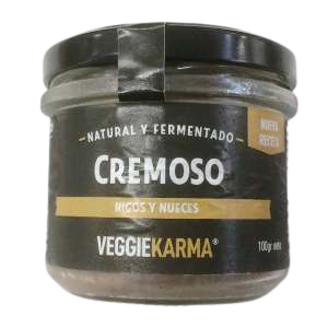 formatge vegà cremòs de figues i nous 100 g Veggie Karma