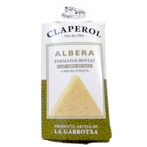 formatge de vaca de pell rentada Albera 150 g Mas Claperol
