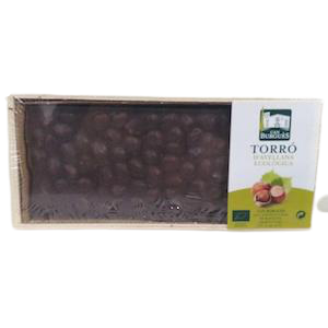 torró d'avellana i xocolata 200 g Can Burguès