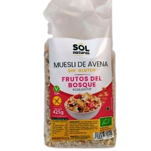 muesli civada amb fruits del bosc sense gluten Solnatural