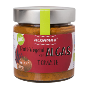 paté vegetal de tomàquet, llavors i algues 180 g Algamar