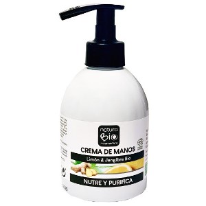crema de mans llimona i gingebre 300 ml Naturabio