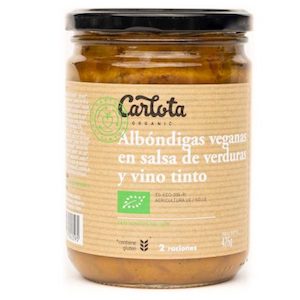 mandonguilles veganes amb verdures 425 g Carlota