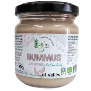 humus del ganxet 200 g Agrària del Valles