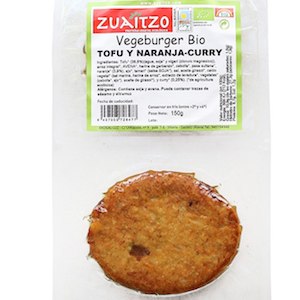 hamburguesa de tofu amb taronja curri 2x80 g Zuaitzo