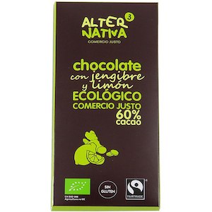 xocolata 60% gingebre llimona 80 g CJ Alternativa 3