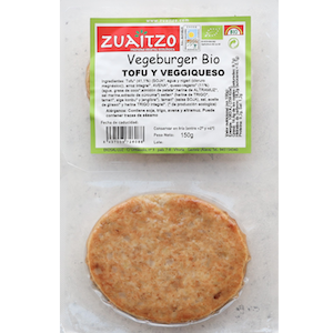 hamburguesa de tofu amb formatge vegà 2x80 g Zuaitzo