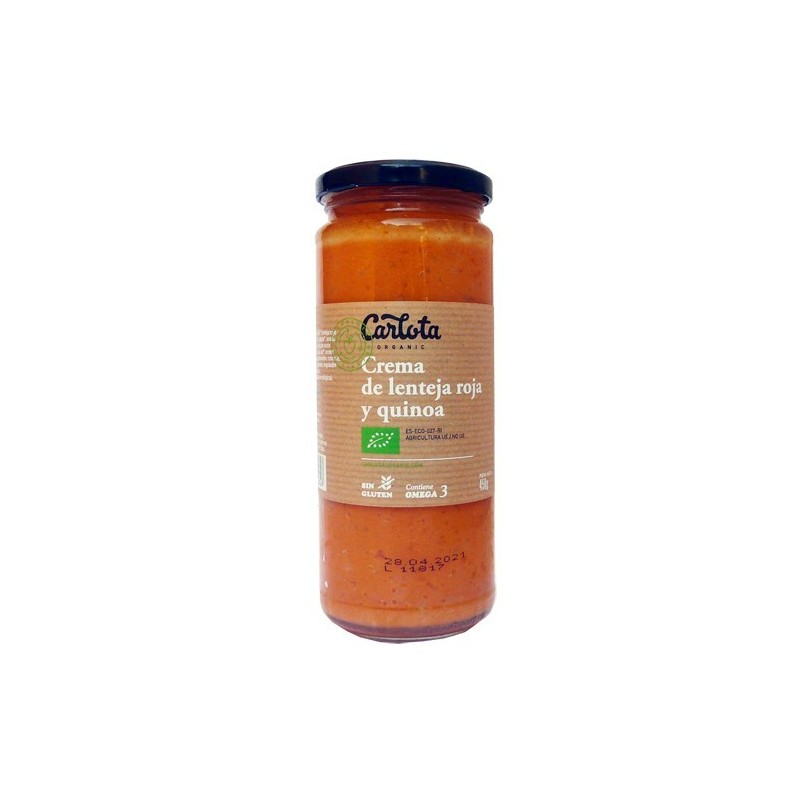 crema de llenties vermelles i quinoa 450 g Carlota