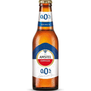 cervesa 33 cl Amstel 0.0 sense alcohol envàs retornable