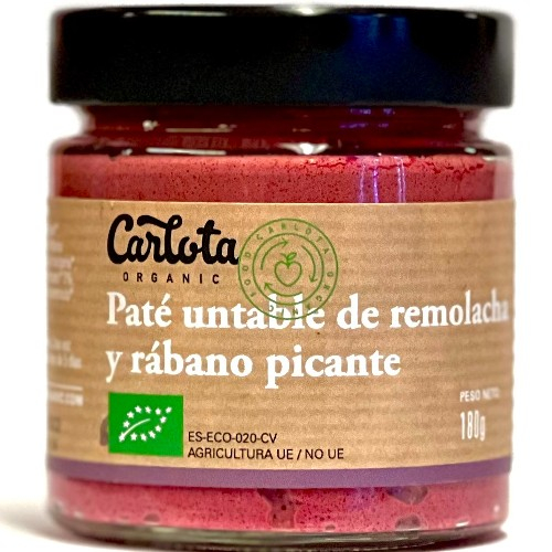 paté de remolatxa i rave picant 180 g Carlota