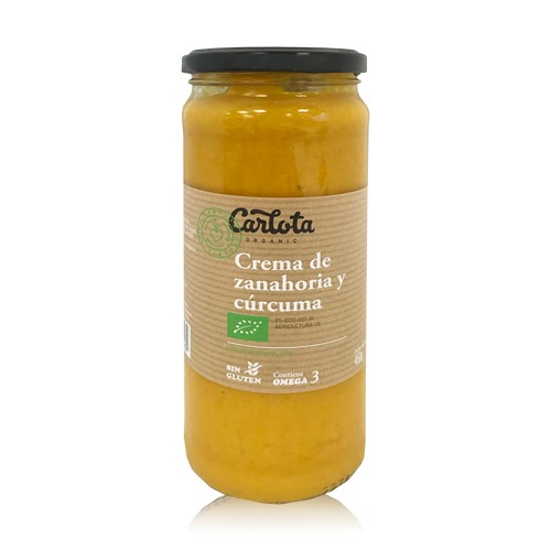 crema de pastanaga i cúrcuma 450 g Carlota