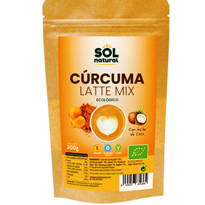 cúrcuma latte mix 200 g Solnatural