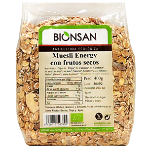 muesli fruits secs 400 g Bionsan