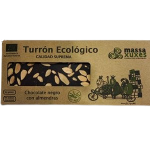 torró xocolata negra amb ametlles 200 g Massaxuxes