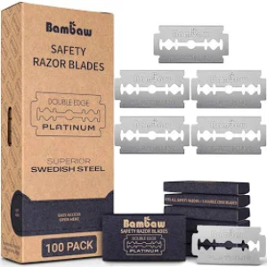 Recanvi fulles d'afaitar d'acer inoxidable Bambaw