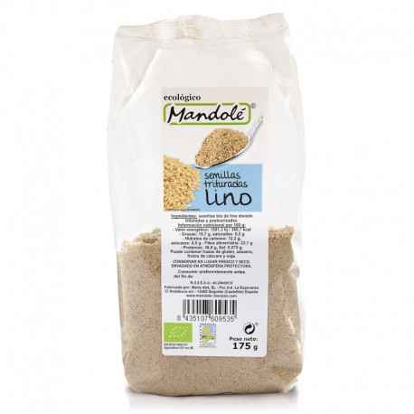 llavors de lli triturades (llinosa) 175 g Mandolé