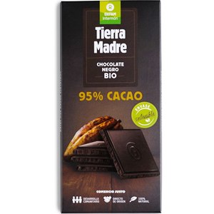 xocolata negra 95%  CJ 80 g Tierra madre