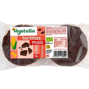 tortetes de blat de moro amb xocolata negra 95 g Vegetalia